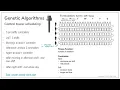 Genetic Algorithms Scheduling
