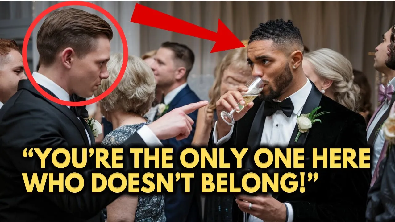 Outline Video Racist Groom ACCUSES Black Guest Of STEALING - UNAWARE He Owns The Company Where The Bride Works!