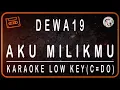Download Lagu DEWA 19 - AKU MILIKMU - KARAOKE LOW KEY (C=DO)