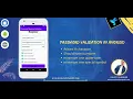 Password Validation in android