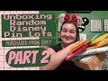 Disney Pin Lot Unboxing Part 2 Opening EBay Disney Purchases
