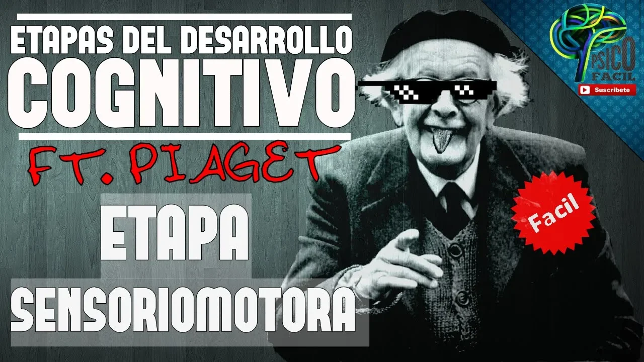 PERIODO SENSORIOMOTOR FACIL Y CON EJEMPLOS! Jean Piaget #PIAGET