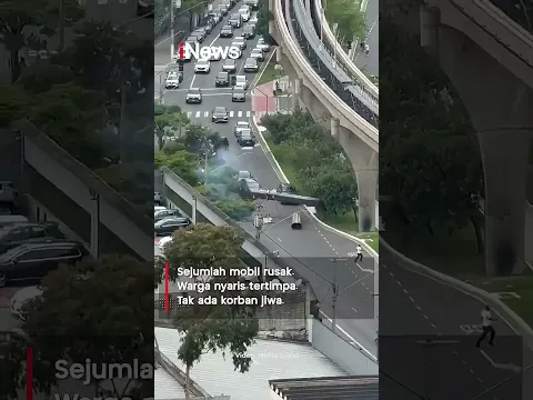 DETIK DETIK MENGERIKAN! Monorel Tabrak Crane di Brasil, Alat Berat Nyaris Timpa Warga | Trijaya