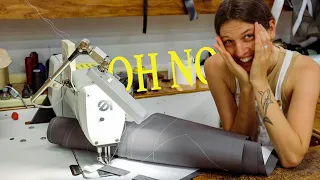 INSIDE A SAILMAKERS LOFT! Our DIY boom bag S1CH.34