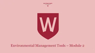 Environmental Management Tools - Module 2