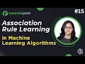 Association Rule Learning Machine Learning Tutorial TutorialsPoint