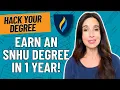 How to Earn a Bachelor s Degree From SNHU in a Year