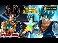 100 EZA TEQ LR VEGITO BLUE LEVEL 10 LINKS SHOWCASE Dragon Ball Z Dokkan Battle