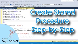 SQL Server Stored Procedure for CRUD Operations Create One SP for Insert Update Delete Select