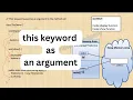 this keyword in Java this keyword passed as an argument to the method call