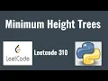 Leetcode 310 Minimum Height Trees