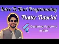 Declaring Functions and Short hand Syntax in dart Flutter Tutorial for Beginners