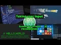 Input In C Easiest Way To Take User Input With Atom Editor In Windows 10