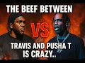 Download Lagu The beef between Travis Scott and Pusha T is CRAZY... 🔥🔥