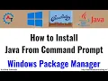 6 How to Install Java using Chocolatey from the Command Prompt Install Java JDK with JAVA - HOME