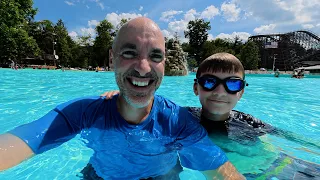 Late Summer Swimming at Knoebels Crystal Pool