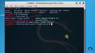 Find Admin Panel Finder Kali Linux Python script - Ethical Hacking course