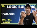 LOGIC BUILDING with simple Patterns in JAVA JAVA DSA COMPLETE COURSE