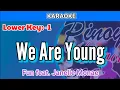 Download Lagu We Are Young by Fun feat. Janelle Monae (Karaoke : Lower Key : -1)