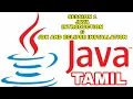 JAVA Introduction JDK ECLIPSE INSTALLATION Tamil InfoTech