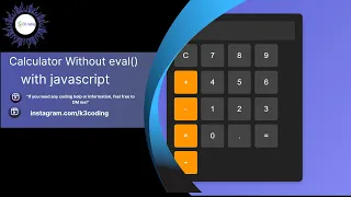 Build a Smart Calculator Without eval HTML CSS JavaScript