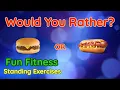 Would You Rather WORKOUT - At Home Fun Fitness Activity