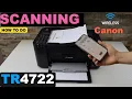 Canon Pixma TR4722 Scanning Save As PDF JPG file ADF Scanner Glass