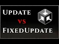 DIFFERENCES between Update and FixedUpdate functions in Unity