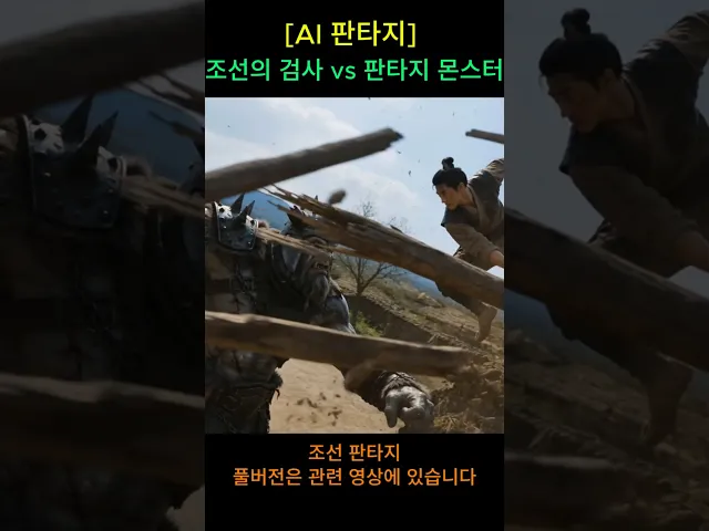 조선 시대의 검사와 판타지 세계의 몬스터가 싸운다면?!