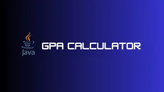GPA Calculator in Java Swing