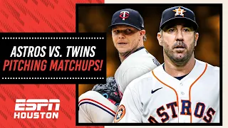 Examining the PITCHING MATCHUPS in the Astros v Twins ALDS ESPN Houston