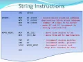 Lecture 11 8086 String Instructions