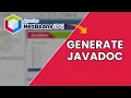 How to Generate Javadoc in NetBeans 2025