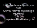 Lagu over the moon ultra luminary lyrics video