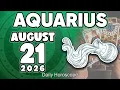 BE CAREFUL A VERY BAD WOMAN DOES THIS TO YOU Horoscope for today AUGUST 21 2026