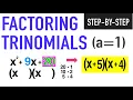 How to Factor a Trinomial Explained
