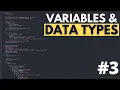 3 Data Types Variables - Beginner Python Course