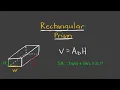 Rectangular Prism how to solve the volume surface area diagonal