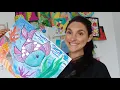 How to Draw Rainbow Fish Art lesson for Kids