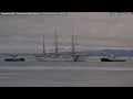 The Eagle Returns USCG Eagle at San Francisco with escorts 7-25-25