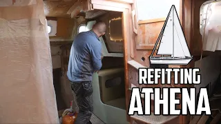 Sail Life – Technical compartment bulkhead – DIY sailboat refit