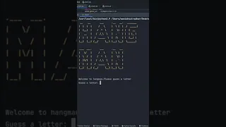 Hang-Man game using python