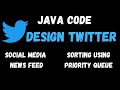 Design Twitter Java Code Leetcode 355
