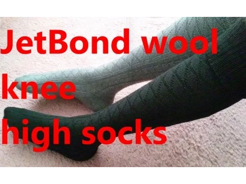 Download MP3 Jet-bond Wool Knee High Socks Review -Wollen Cashmere 2016 2017 Winter High Socks