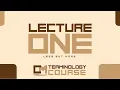 CM Terminology - Lecture 1 Concise Modules