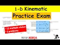 1-D Kinematics Practice Exam