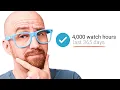 Download Lagu It's MUCH EASIER To Get 4000 Watch Hours When You Do This