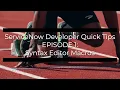 SN Developer Quick Tips Episode 1 - Syntax Macros