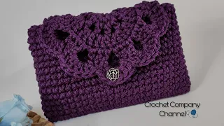 كروشيه بورتفيه شنطه صغيره Crochet Simple Purse 