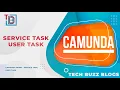Camunda BPMN - Service Task User Task TECH BUZZ BLOGS